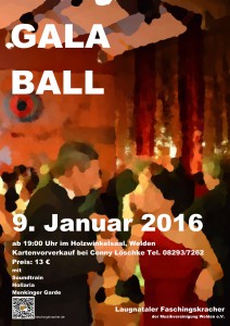 Galaball 2016 Plakat